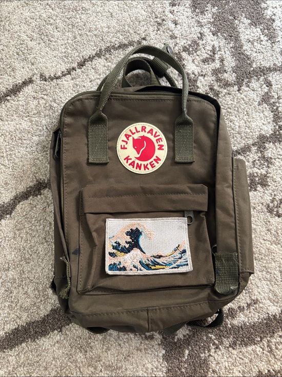 Fjallraven Handbags - Fjällräven Kånken Green Mini Backpack